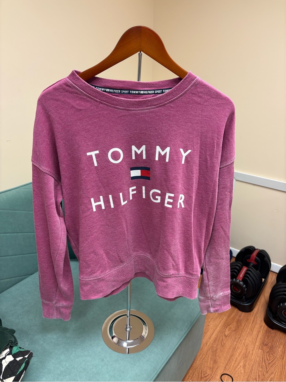Tommy Hilfiger Sport Dusty Rose Pullover Sweatshirt